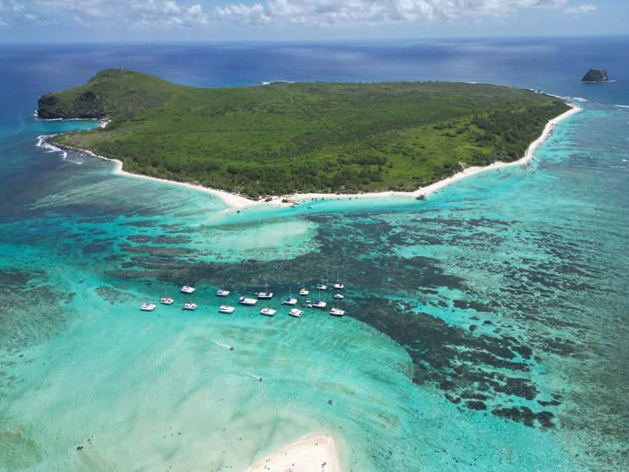 Ilot Gabriel: Catamaran Cruise & BBQ Lunch - BBQ lunch after your swim