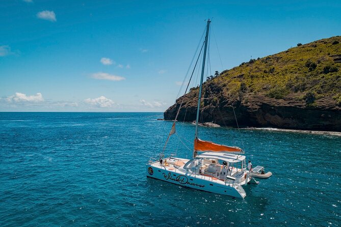 Ilot Gabriel Catamaran Cruise in Mauritius - Swimming and snorkeling between the islands
