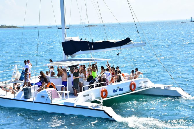 Isla Mujeres Catamaran Adventure All Inclusive from Cancun - Crossing the Caribbean toward Isla Mujeres