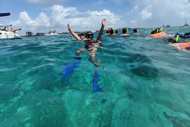 Isla Mujeres Catamaran Tour from Cancun with Snorkel and Open Bar - Lunch at the beach club