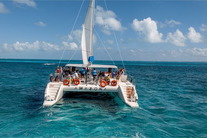 Isla Mujeres Catamaran Tour from Cancun with snorkel and Open Bar - Price, required fees, and overall value
