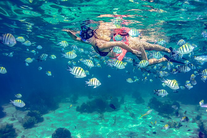 Isla Mujeres Catamaran tour with Open Bar, Lunch and Snorkeling - A short walk for photos around Isla Mujeres