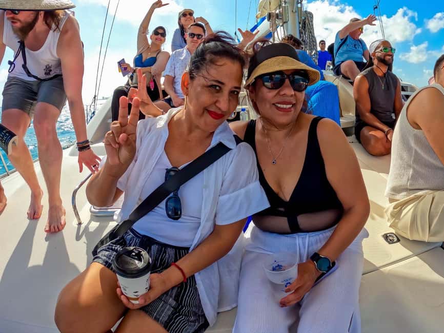 Isla Mujeres Catamaran Tour with Snorkeling & Open bar - The catamaran ride and possible Spinnaker flight