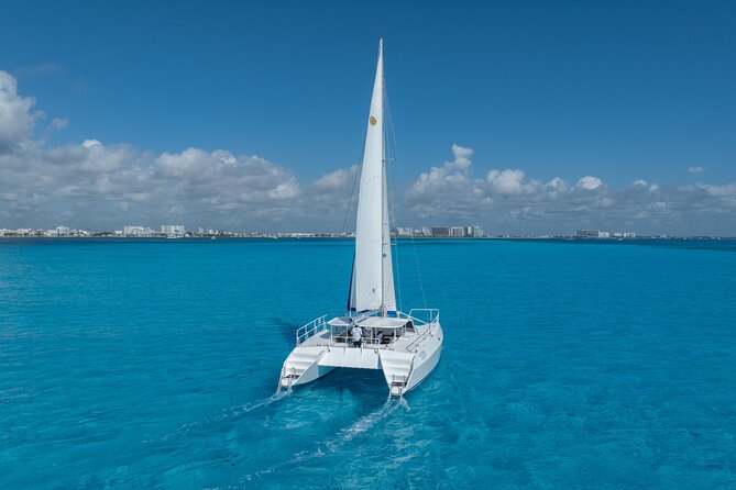 Isla Mujeres Day Tour with Catamaran, Snorkeling & Beach Club - The reef stop, beautiful but not gentle