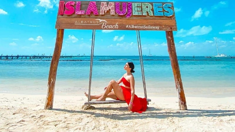 Isla Mujeres Plus Experience Catamaran Tour + Snorkel+Lunch - The return trip and possible spinnaker ride