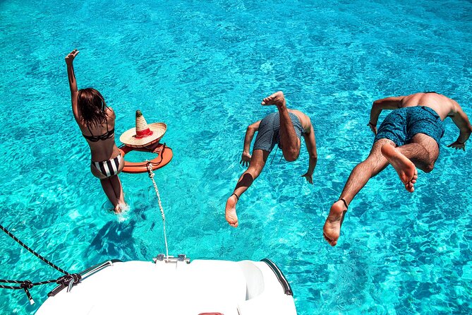 Isla Mujeres Tour on Catamaran with Snorkel, Open Bar, Buffet & Beach club - Buffet Lunch, Open Bar, and Beach Club Costs