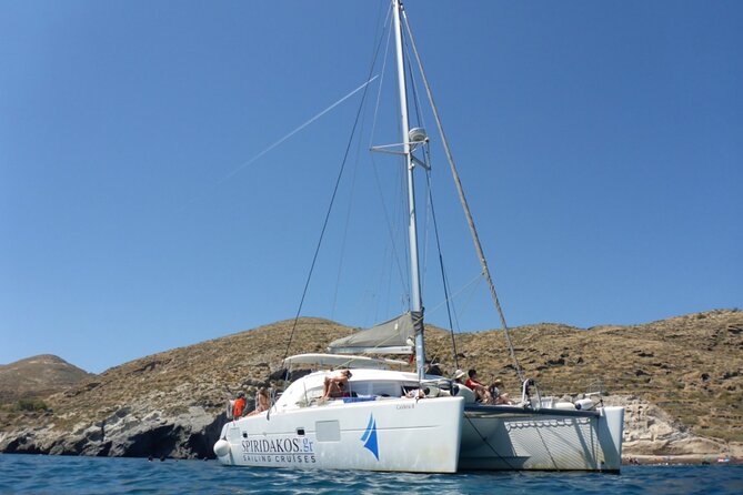 Island Hopping: Santorini Catamaran Charter Cruise with a skipper - What the skipper and hostess add