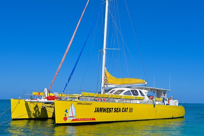 Jamwest Beach Negril Family Catamaran Cruise Pick up from Lucea - Snorkeling near Negril
