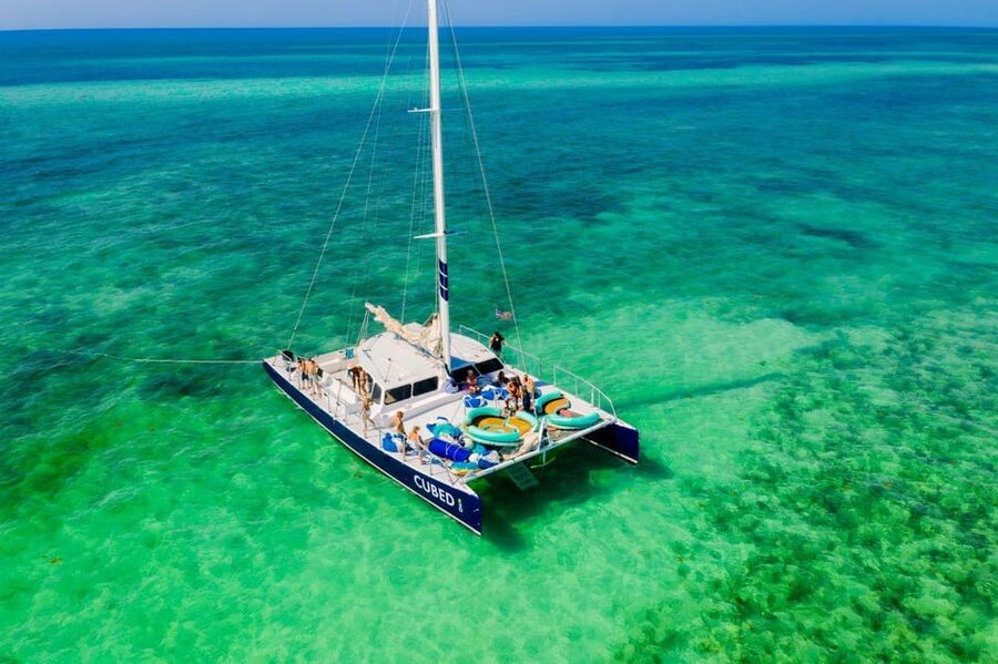 Key West: Afternoon Catamaran Sail and Dolphin Watch - Setting sail from Lazy Way Lane