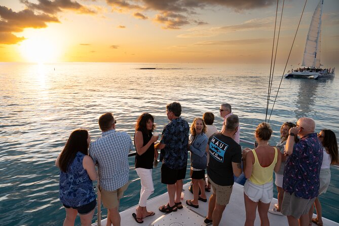 Key West Champagne Sunset Catamaran Cruise - Drinks, music, and the social mood