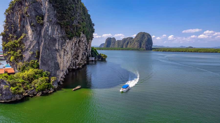 Khao Lak: Swift Power Catamaran Glide to James Bond Island - Why this Phang Nga Bay day works