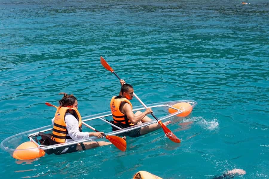 Koh Samui: Koh Tan and Koh Madsum Half-Day Tour by Catamaran - A power catamaran with room to spread out