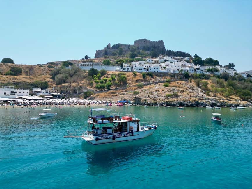 Kolymbia: All-Inclusive Catamaran Cruise with Lunch & Drinks - The Hidden Caves and a short 30-minute pause