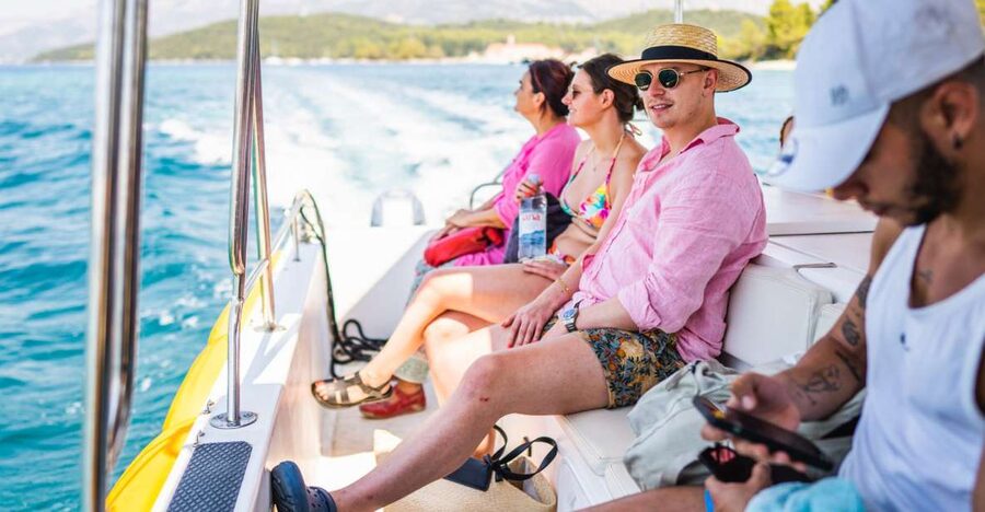 Korčula 3 ISLAND CATAMARAN TOUR Badija - Vrnik - Stupe - How the value changes with the booking price
