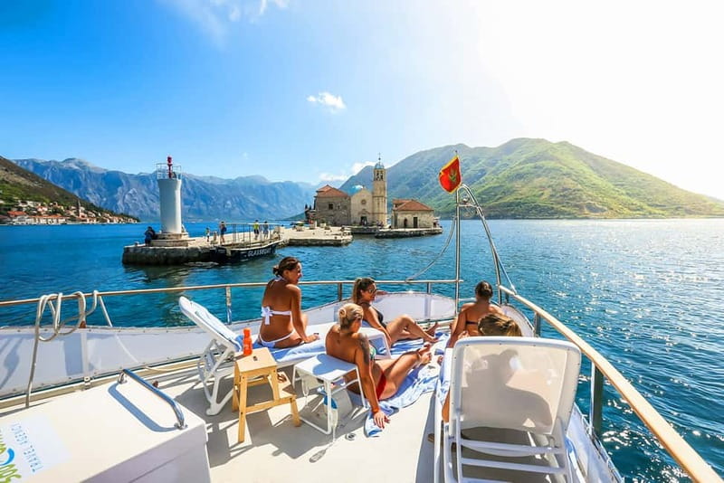 Kotor Bay: Full-Day Catamaran Cruise with Blue Cave Visit - Bijela and the first swim