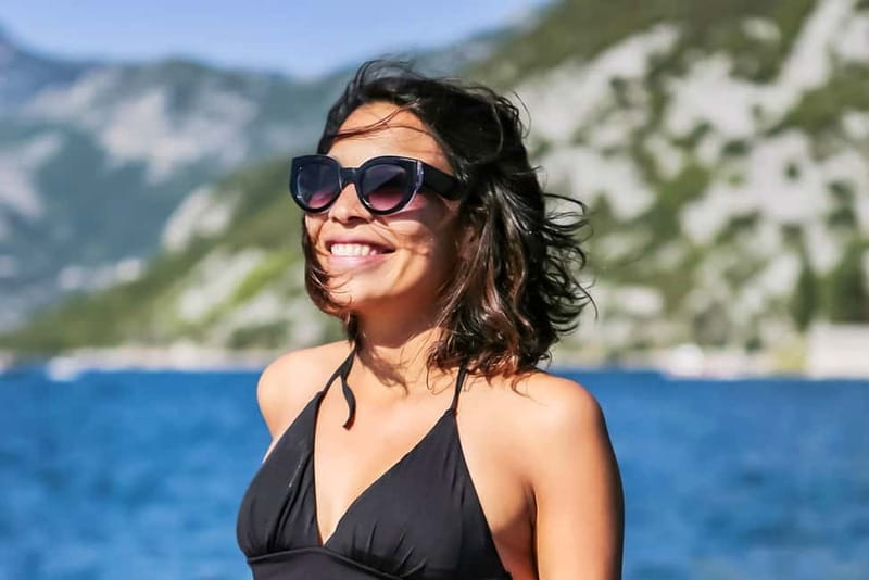Kotor Bay: Full-Day Catamaran Cruise with Blue Cave Visit - Swimming inside the Blue Cave