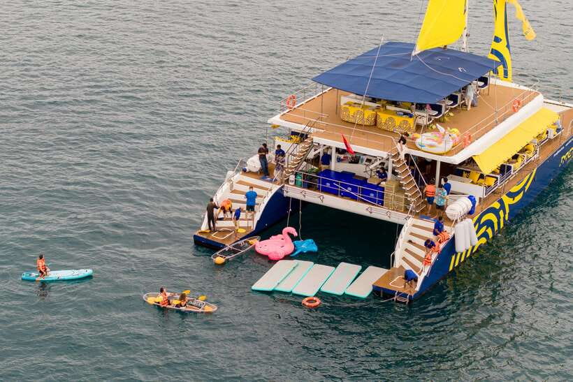 Krabi: Phi Phi Island Luxury Sunset Cruise by Meka Catamaran - Starting the day from Krabi