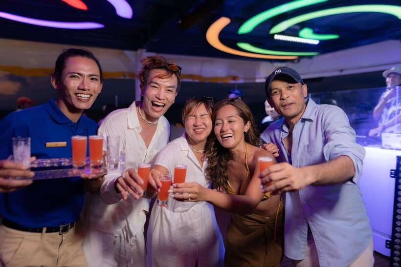 Krabi: Phi Phi Island Luxury Sunset Cruise by Meka Catamaran - Bamboo Island and Chicken Island