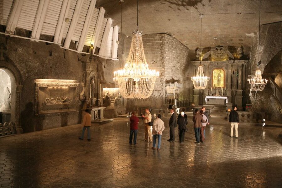 Krakow: Lazy Catamaran River Cruise and Salt Mine Group Tour - Seeing Krakow from a Heated Catamaran