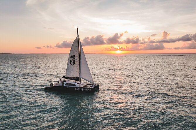 Lady Grace Signature Catamaran Sunset Sail from Ritz-Carlton - Open Bar, Champagne, and Small Plates