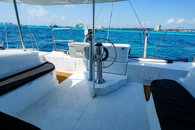 Laura Catamaran Private Tour to Isla Mujeres - Snorkeling near Meco Reef