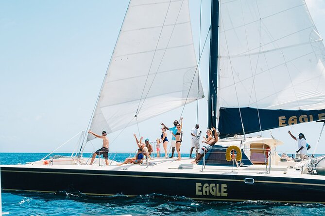Leisure Full Day Catamaran (Blue, Aqua or LIC) - Lunch and beach time on Nevis