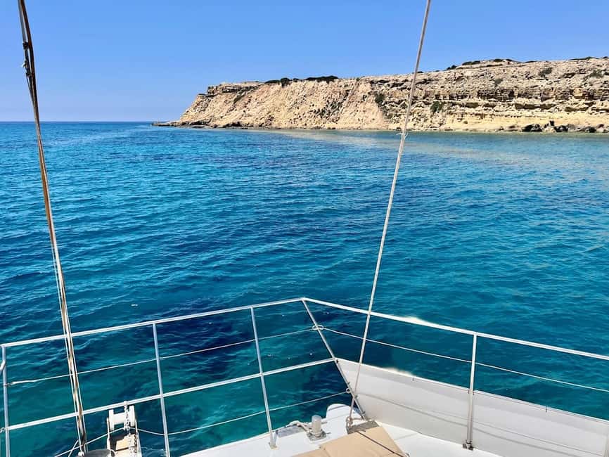 Limassol: Catamaran Cruise with Lunch - Leaving Limassol for Cape Gata