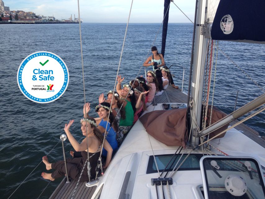 Lisbon 2H Private Tour by SAILBOAT / SAIL or POWER CATAMARAN - Belém Tower from the water