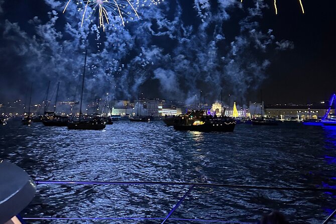 Lisbon NYE Fireworks Catamaran Cruise with Food and Drinks - Food and Drinks Make the Price Easier to Judge