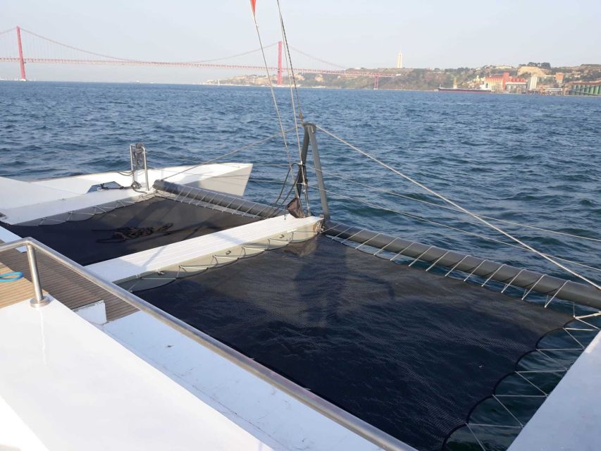 Lisbon: Private Catamaran Charter for up to 18-People - Sailing past Belem Tower
