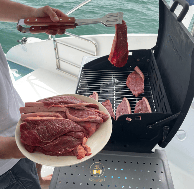 Lisbon: Private Luxury Catamaran Tour with Welcome Drink - Food, drinks, and what the base price covers