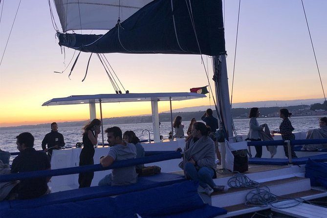 Lisbon Sunset Catamaran Cruise on the Tagus River - Commentary, crew, and the limits of the tour