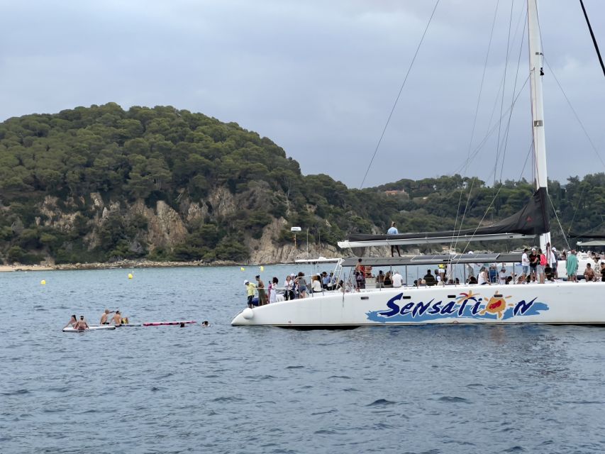 Lloret de Mar: Sunset Catamaran Cruise with DJ and Drinks - What $41 buys you
