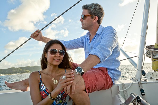 Lovers Rock Catamaran Cruise From Ocho Rios - Sunset views, with no promise from the sky