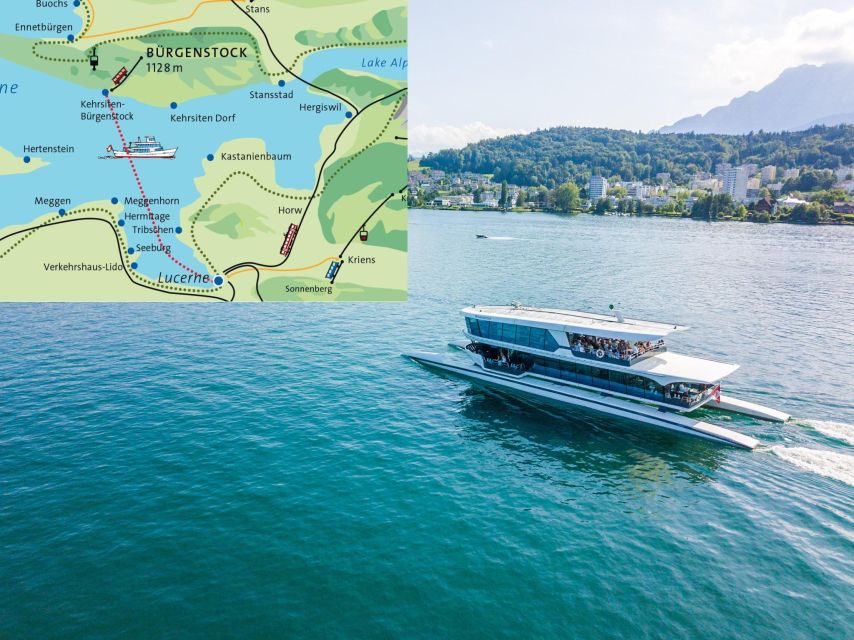 Lucerne: Round-Trip Catamaran Cruise on Lake Lucerne - Setting out from Pier 3 beside KKL Lucerne