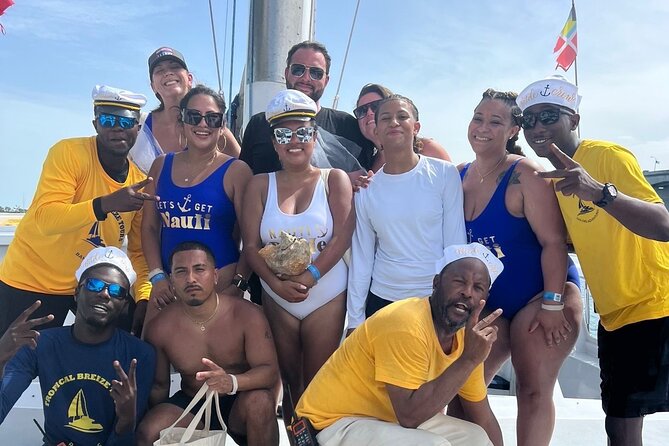 Luxury Catamaran Cruise: Sip, Sail, Snorkel, and Swim with Pigs! - Lunch, conch salad, and the Bahamian side of the trip