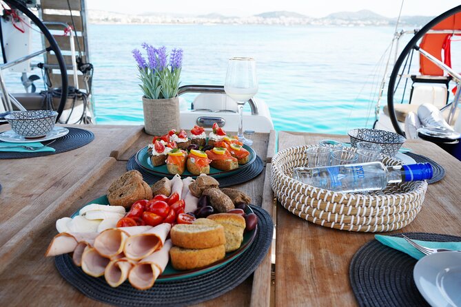 Luxury Catamaran Full Day Private & Greek Gastronomy in Athens - Catamaran comforts and water equipment