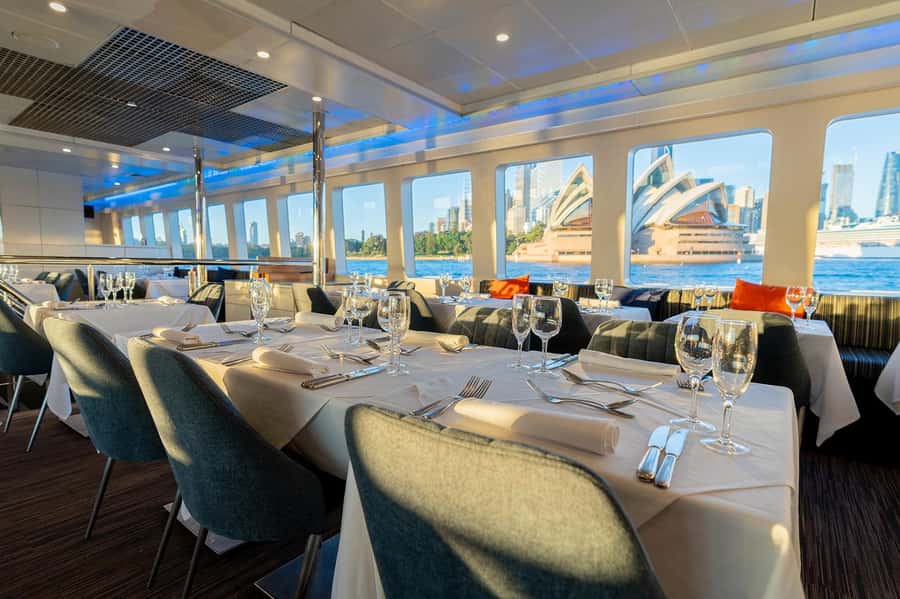 Luxury Catamaran Lunch Cruise with Deluxe Buffet - Taronga Zoo and Luna Park from the water