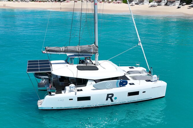 Luxury Catamaran Private Day Sail from St. Maarten to Anguilla - The crossing to Anguilla with breakfast and mimosas