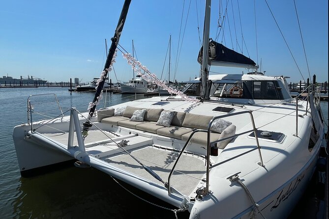 Luxury Catamaran Private Tour Baltimore Harbor - The historic monument and possible sunset