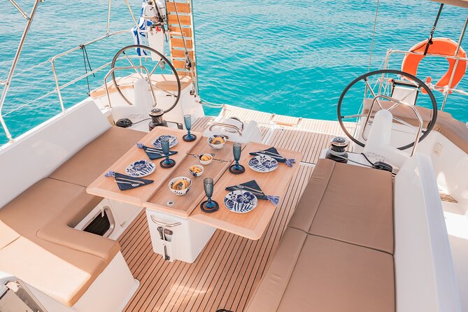 Luxury Catamaran Sunset Semi-Private & Greek Gastronomy in Athens - Ydrousa: two and a half hours for swimming and lunch