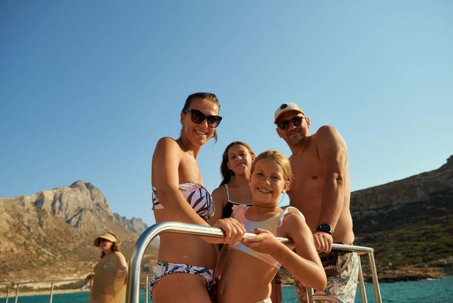 Luxury Catamaran to Balos: Sunset, Snacks, Drinks & Transfer - From Kissamos Port to open water