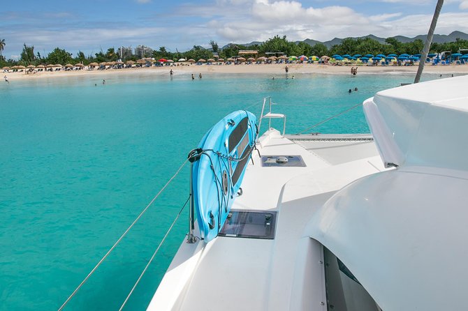 Luxury Private Full-Day Catamaran Charter in St Maarten & Saint-Martin - Breakfast, snacks, and a four-course lunch