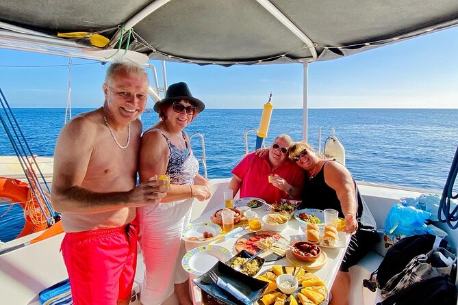 Luxury Private Half-Day Catamaran Charter in Lanzarote - Sailing toward Playa de Papagayo