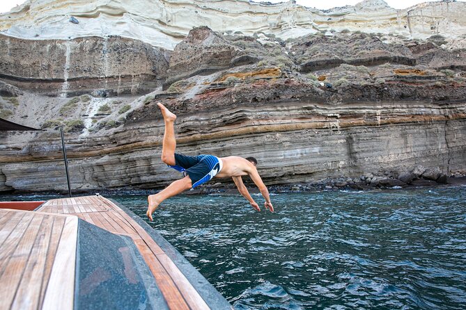 Luxury Private Power Catamaran Tour in Santorini - Thirassia and a quieter side of the caldera