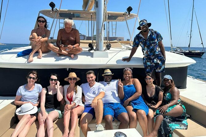 Luxury Santorini Catamaran Cruise: Lunch, BBQ, Drinks, Transfers - The hot springs near Santorini’s volcano
