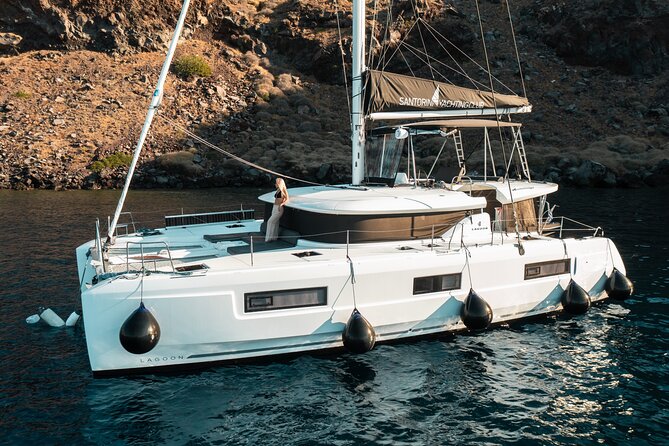 Majestic Catamaran Caldera Cruise with Snacks, Meal & Drinks - What you eat and drink aboard