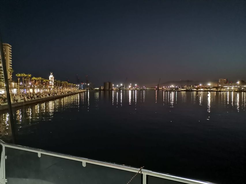 Malaga: A Sea of Stars Nighttime Stargazing Catamaran Tour - Malaga’s skyline from the water