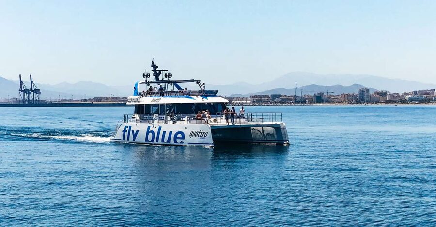 Málaga: Scenic Catamaran Cruise - The first view of Málaga from the water