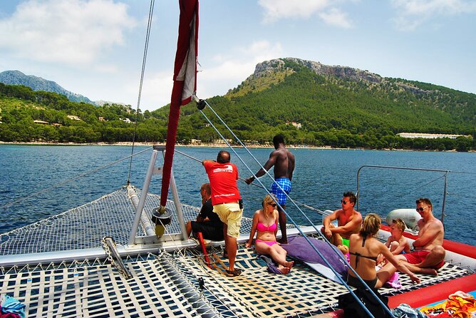 Mallorca Catamaran Tour in the Bay of Pollensa - Ses Caletes and the small coves along the coast